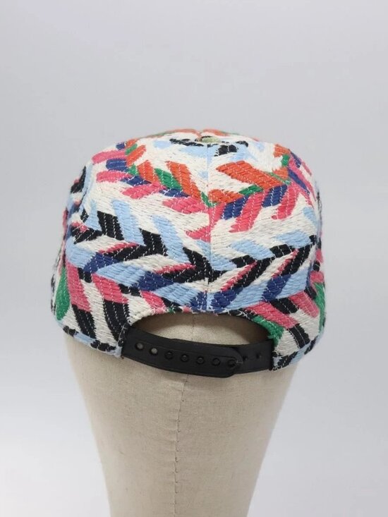 CHANEL Airline Cap Cotton Multicolor CC Auth BA2344 main image 10